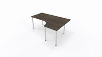 Biurko - O-em blat S (prawo stronne)