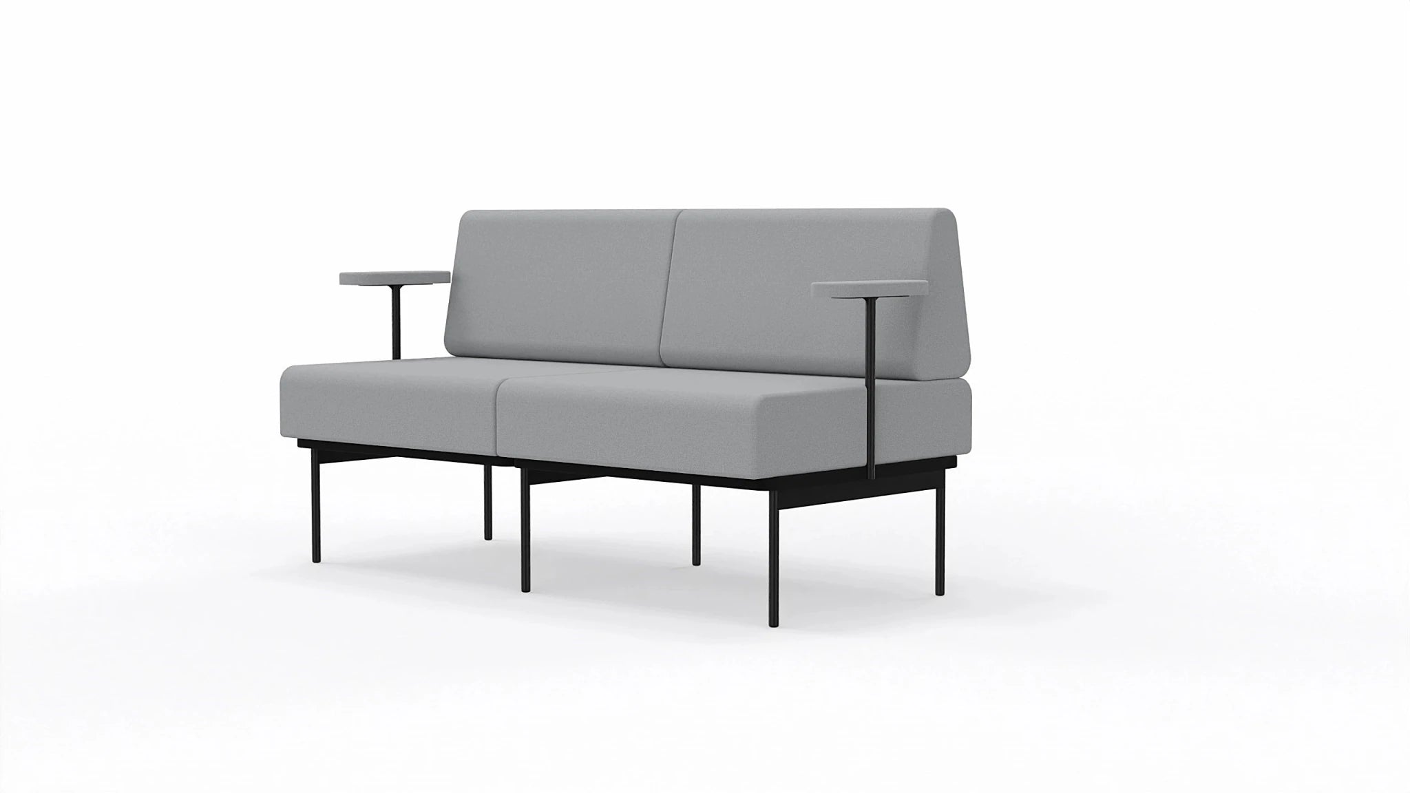 Sofa 2-osobowa na stelażu SitiQ - Fabryka Mebli Biurowych MARO sp. z o.o.