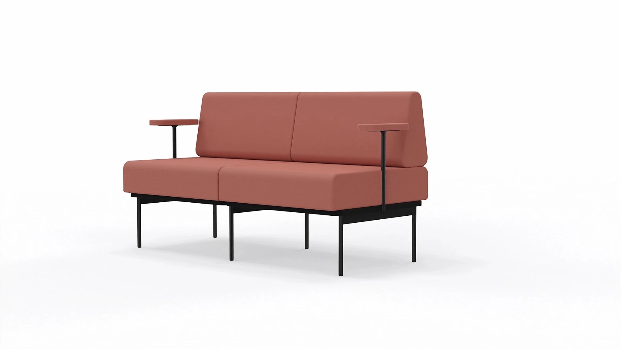 Sofa 2-osobowa na stelażu SitiQ - Fabryka Mebli Biurowych MARO sp. z o.o.