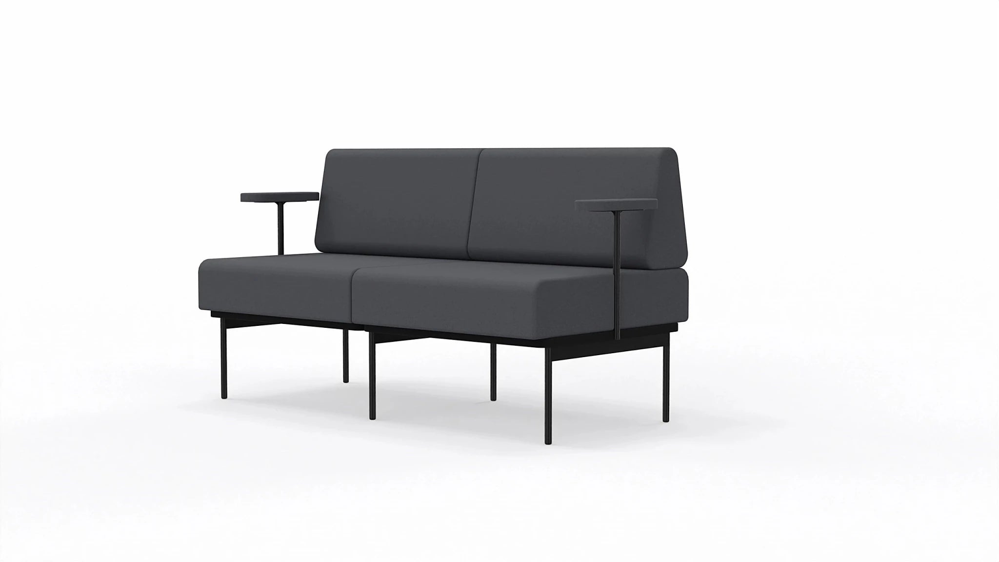 Sofa 2-osobowa na stelażu SitiQ - Fabryka Mebli Biurowych MARO sp. z o.o.