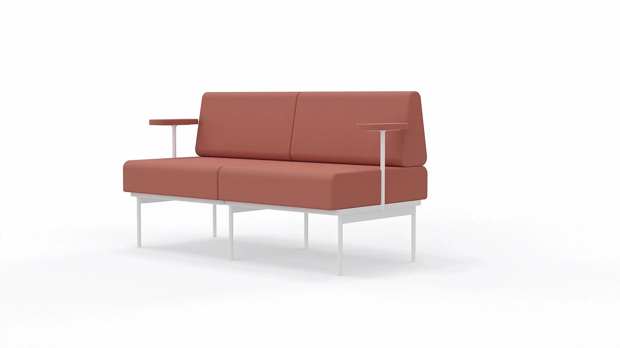 Sofa 2-osobowa na stelażu SitiQ - Fabryka Mebli Biurowych MARO sp. z o.o.