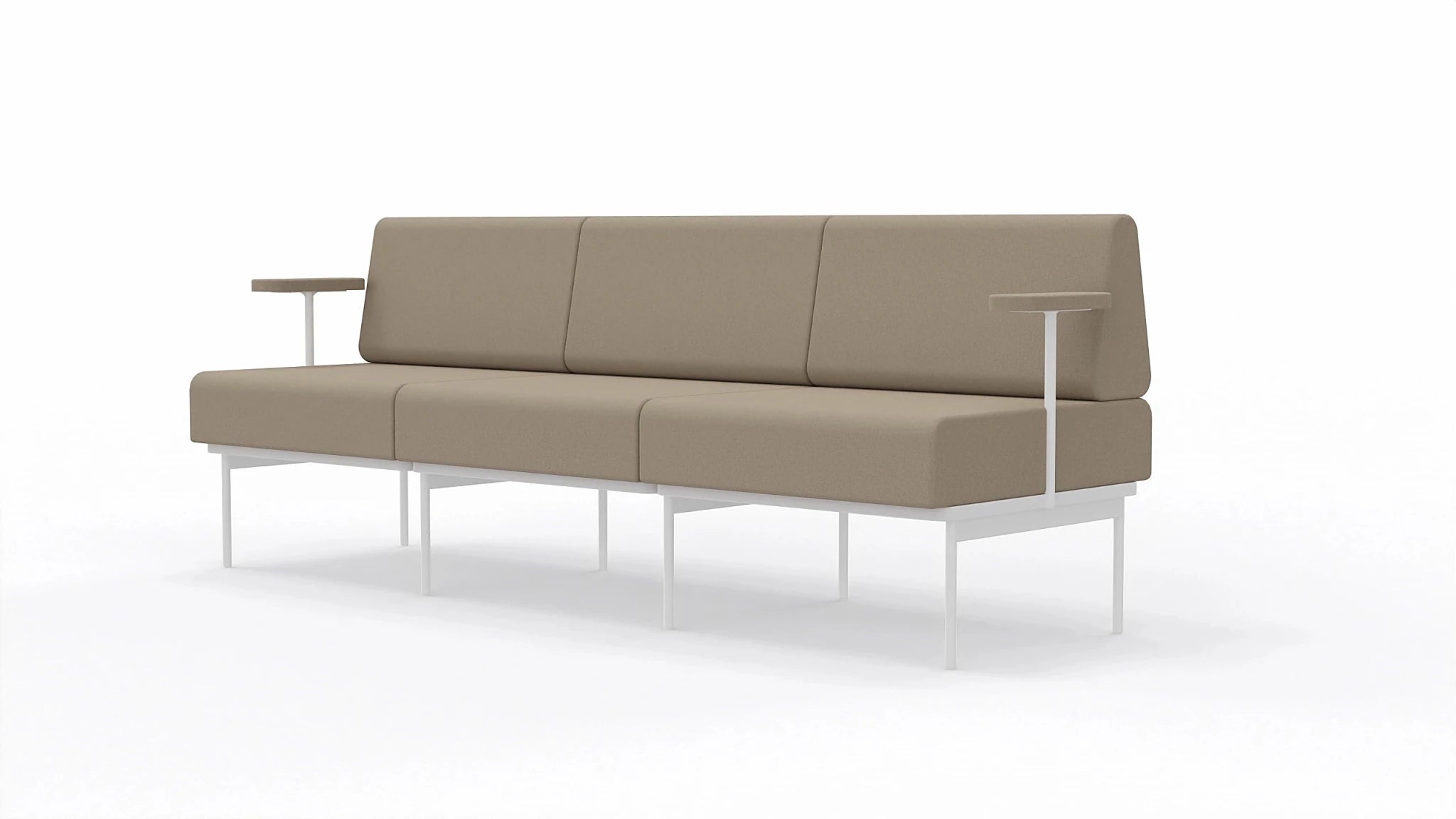 Sofa 3-osobowa na stelażu SitiQ - Fabryka Mebli Biurowych MARO sp. z o.o.