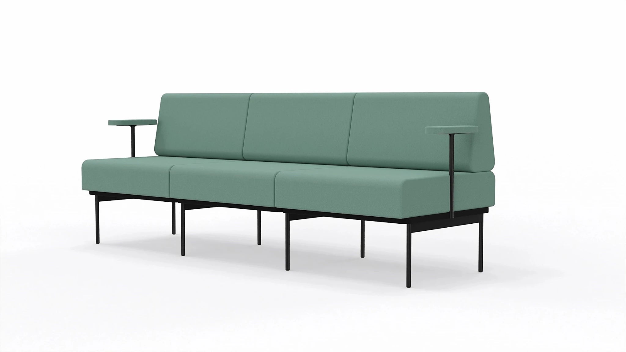 Sofa 3-osobowa na stelażu SitiQ - Fabryka Mebli Biurowych MARO sp. z o.o.
