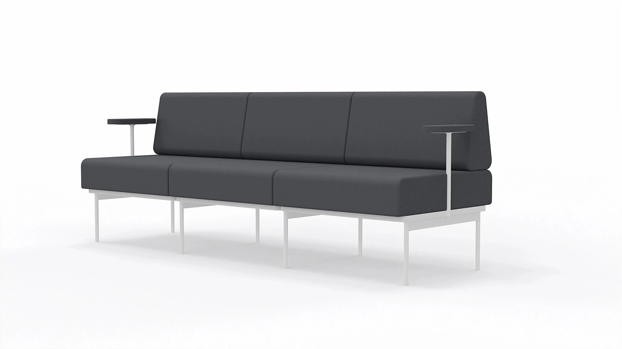 Sofa 3-osobowa na stelażu SitiQ - Fabryka Mebli Biurowych MARO sp. z o.o.
