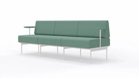 Sofa 3-osobowa na stelażu SitiQ - Fabryka Mebli Biurowych MARO sp. z o.o.