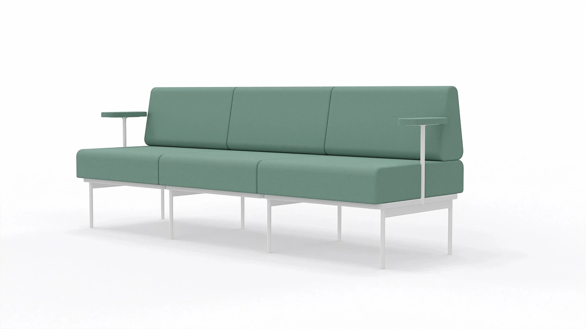 Sofa 3-osobowa na stelażu SitiQ - Fabryka Mebli Biurowych MARO sp. z o.o.