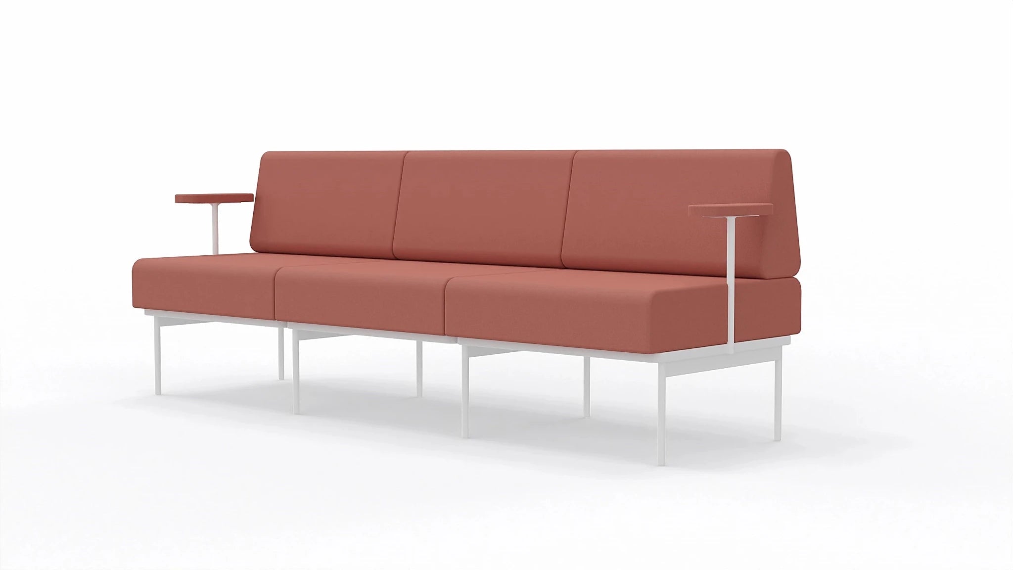 Sofa 3-osobowa na stelażu SitiQ - Fabryka Mebli Biurowych MARO sp. z o.o.
