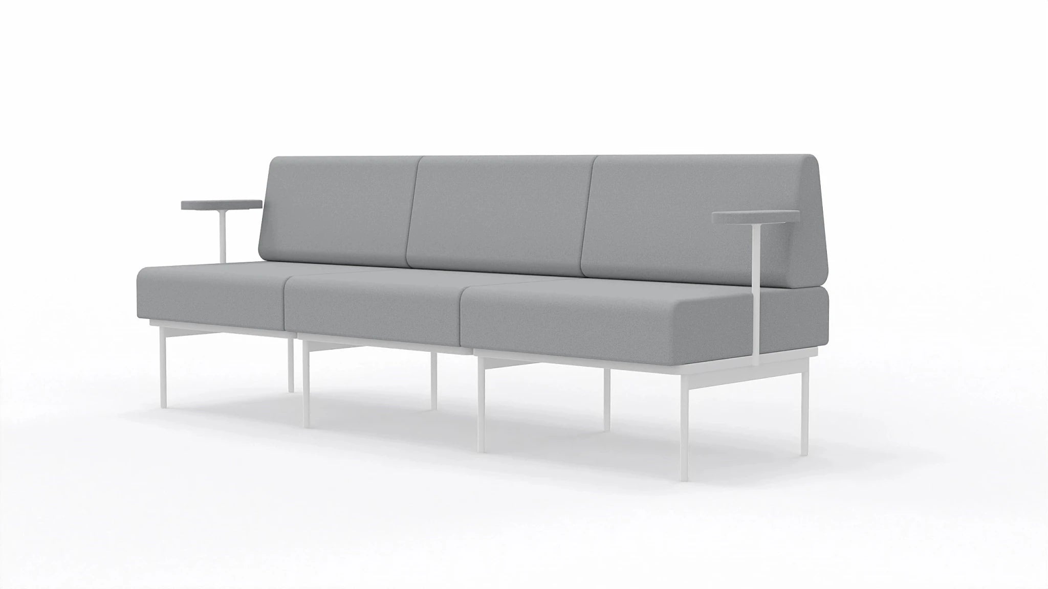 Sofa 3-osobowa na stelażu SitiQ - Fabryka Mebli Biurowych MARO sp. z o.o.