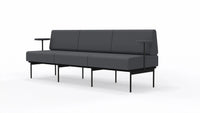 Sofa 3-osobowa na stelażu SitiQ - Fabryka Mebli Biurowych MARO sp. z o.o.