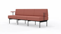 Sofa 3-osobowa na stelażu SitiQ - Fabryka Mebli Biurowych MARO sp. z o.o.