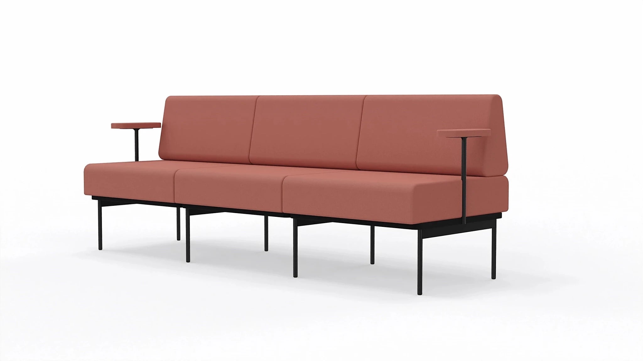 Sofa 3-osobowa na stelażu SitiQ - Fabryka Mebli Biurowych MARO sp. z o.o.