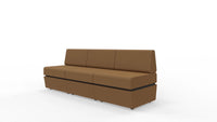 Sofa 3 - osobowa z tapicerowaną podstawą SitiQ - MARO meble