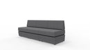 Sofa 3 - osobowa z tapicerowaną podstawą SitiQ - MARO meble