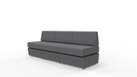 Sofa 3 - osobowa z tapicerowaną podstawą SitiQ - MARO meble